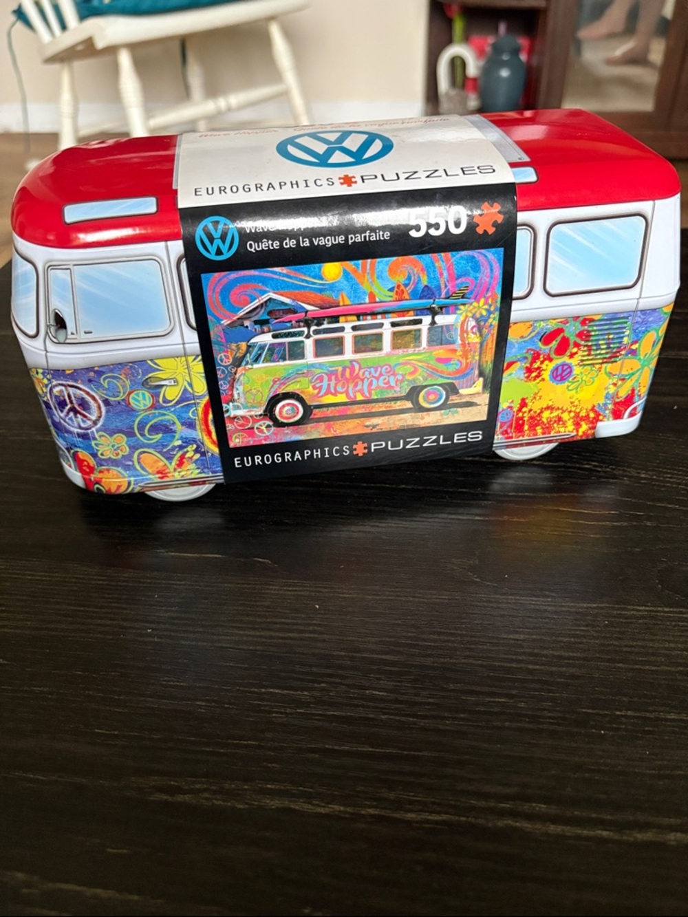 EuroGraphics VW Camper Puzzle Tin — Red Multicolor 550-Piece